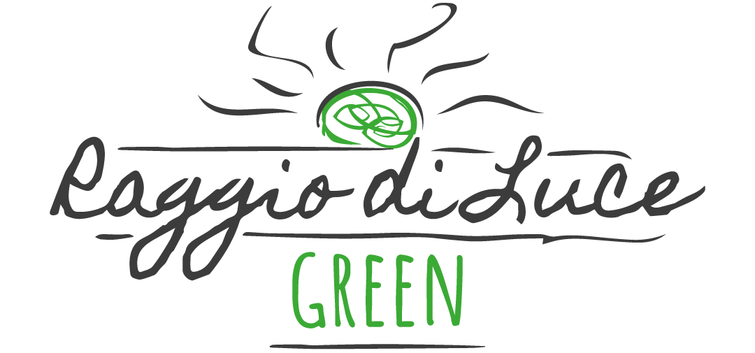 logo raggio di luce green